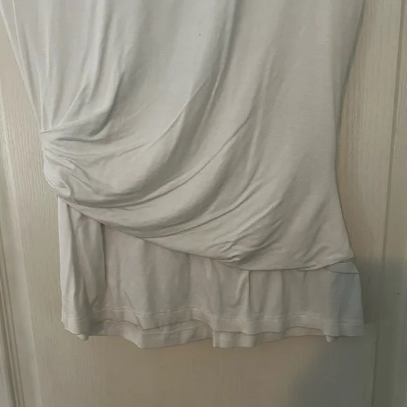 Max Mara Cream Drape Top - Picture 6 of 8